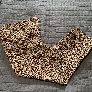 Cute leopard ankle pants. Brand new with tags!